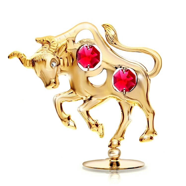 楽天市場】赤い 猛牛 置物 ( 牡牛座 ） 丑年 誕生日 プレゼント ギフト