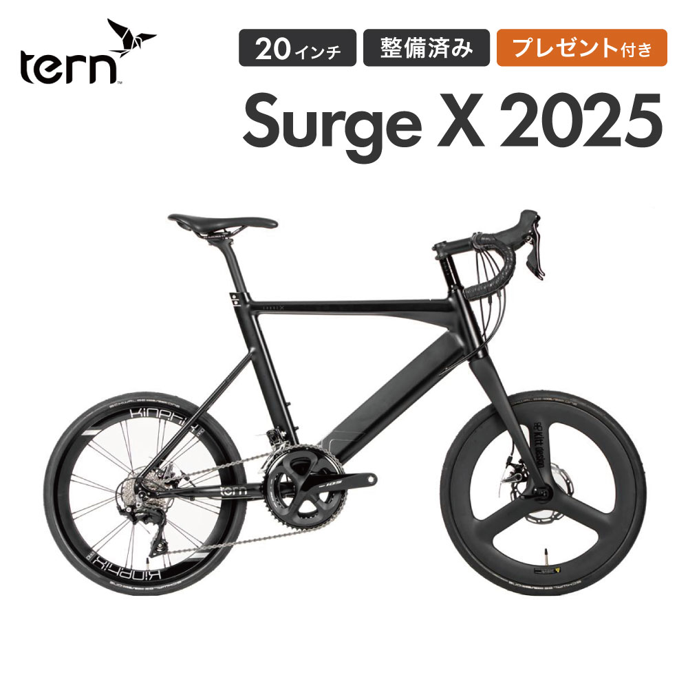 楽天市場】Tern ターン 自転車 ミニベロ Surge X サージュ カイ 2025年