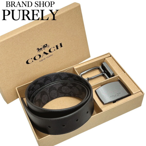 楽天市場】安心の国内発送 コーチ ベルト メンズ COACH シグネチャー