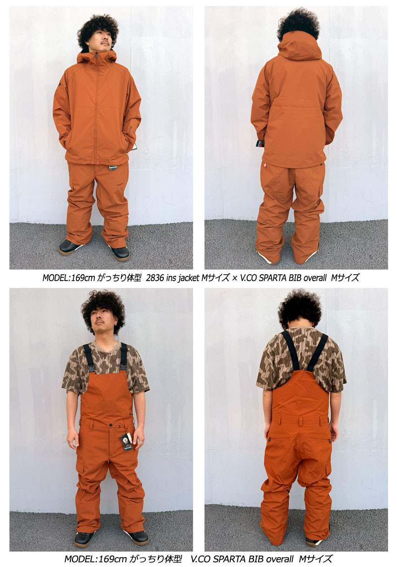 楽天市場】24-25 VOLCOM/ボルコム V.CO SPARTA BIB overall 着用説明