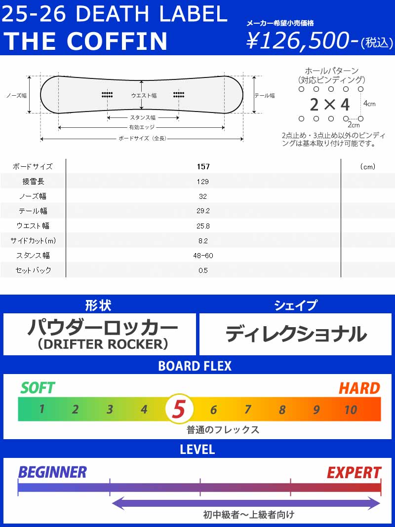 楽天市場】25-26 DEATH LABEL/デスレーベル THE COFFIN コフィーン