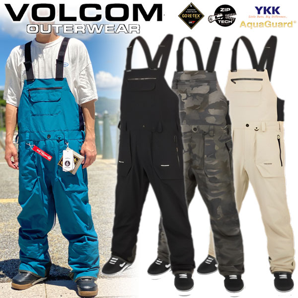 楽天市場】23-24 VOLCOM/ボルコム RAIN GORE-TEX BIB overall メンズ