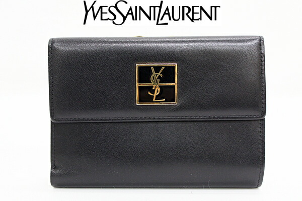楽天市場】【YVES SAINT LAURENT】YSL イヴサンローラン 三つ折り