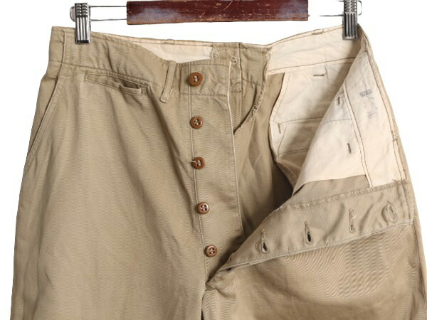 40's~50's vintage MASLAND コットンサテン チノパンツ 40's~50's