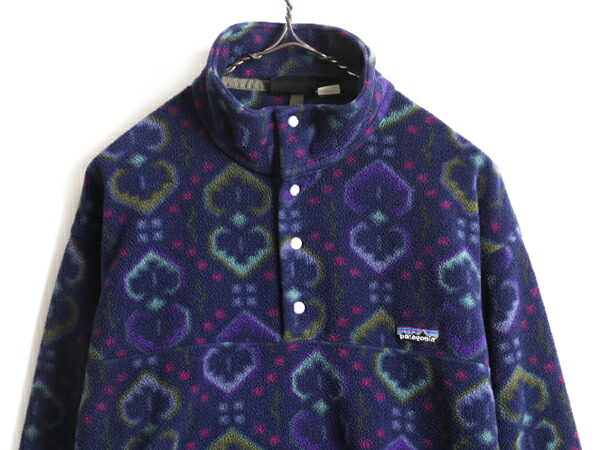 楽天市場】90's USA製 □ 94年製 パタゴニア patagonia 総柄 フリース