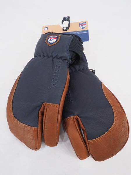 楽天市場】HESTRA ALPINE PRO 3-FINGER FULLLEATHER SHORT (4) NAVY