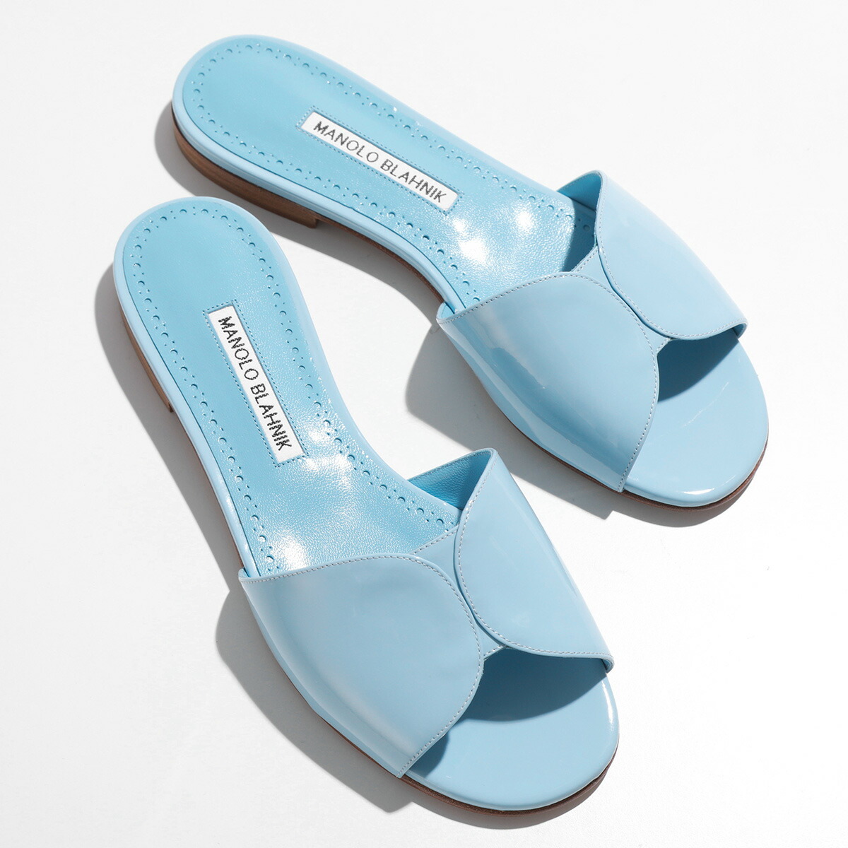 マノロブラニク ミュール 35ハーフ アウトレット】MANOLO BLAHNIK マノロ ブラニク ミュール/HANGISIMU