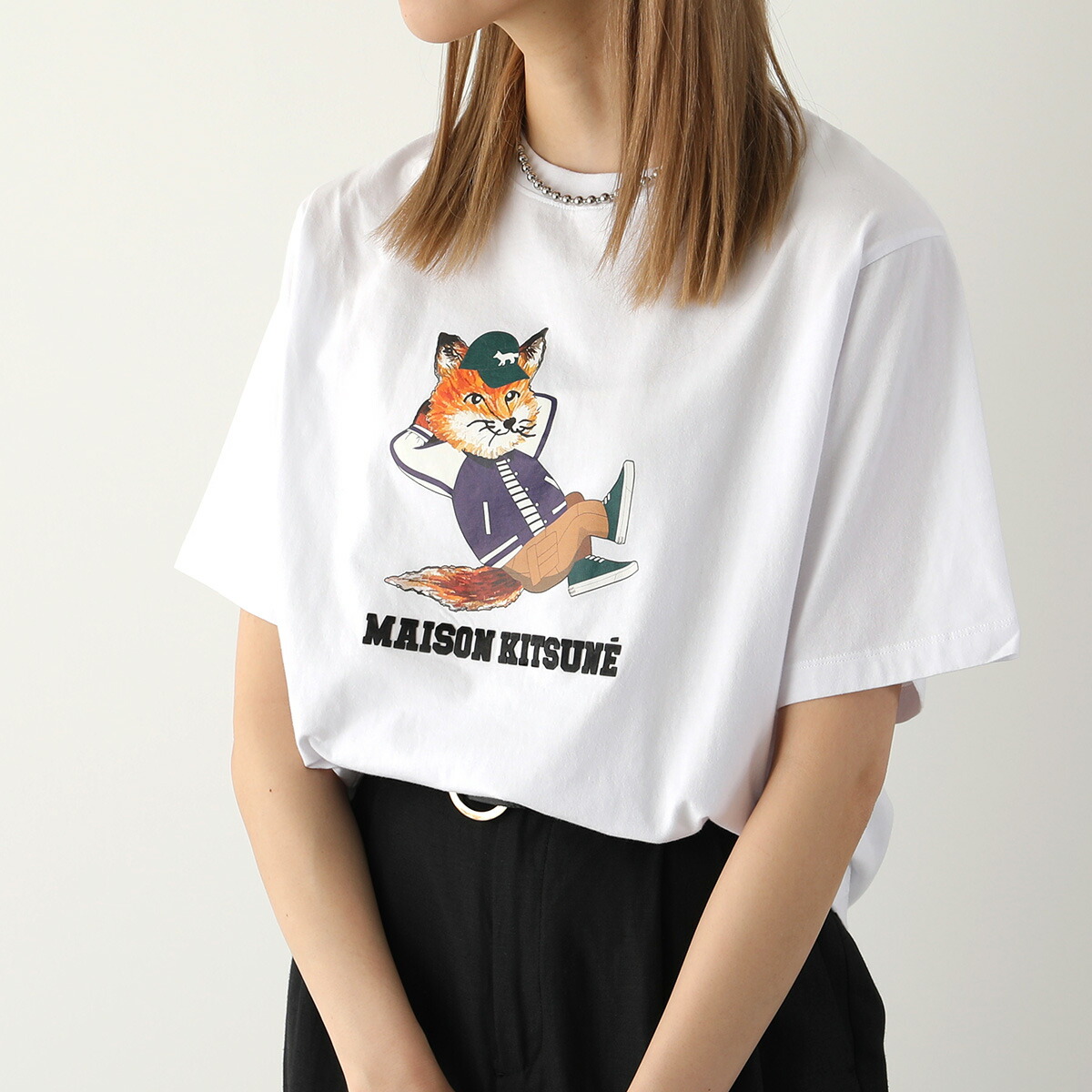 楽天市場】MAISON KITSUNE メゾンキツネ 半袖 Tシャツ DRESSED FOX
