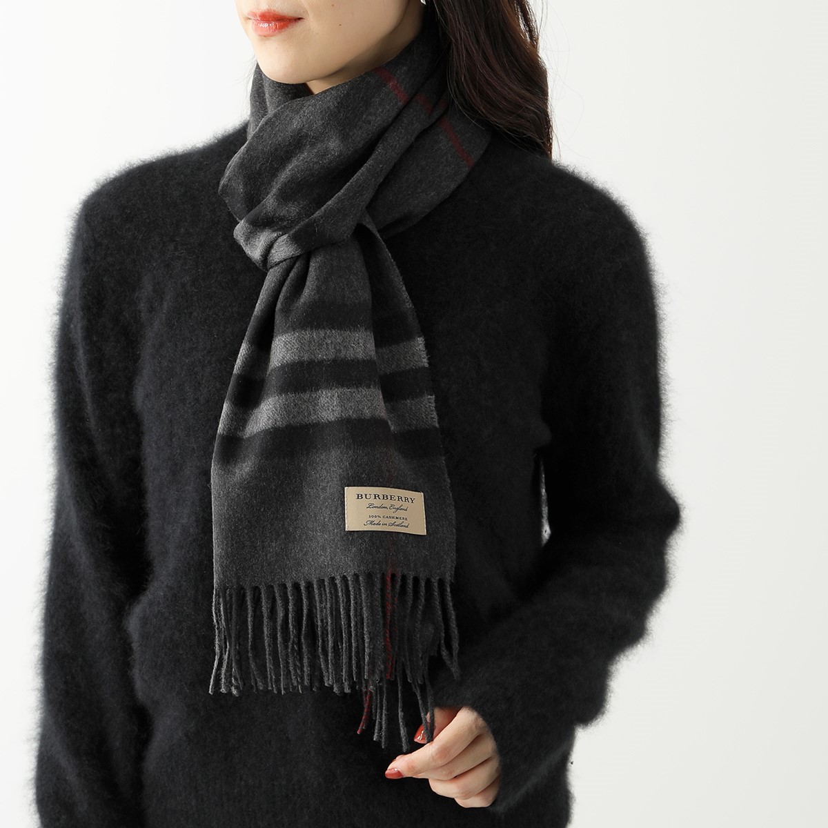楽天市場】BURBERRY バーバリー マフラー GIANT CHECK CASHMERE SCARF