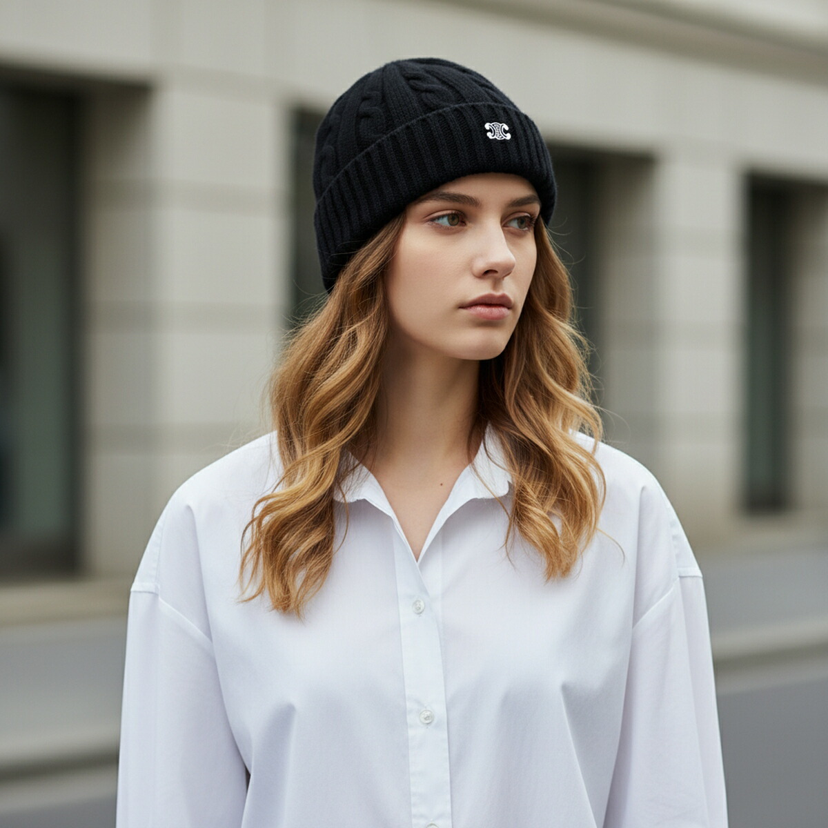 楽天市場】CELINE セリーヌ ニット帽 2AD5I362W.38NO 2AD5I362W.08GC