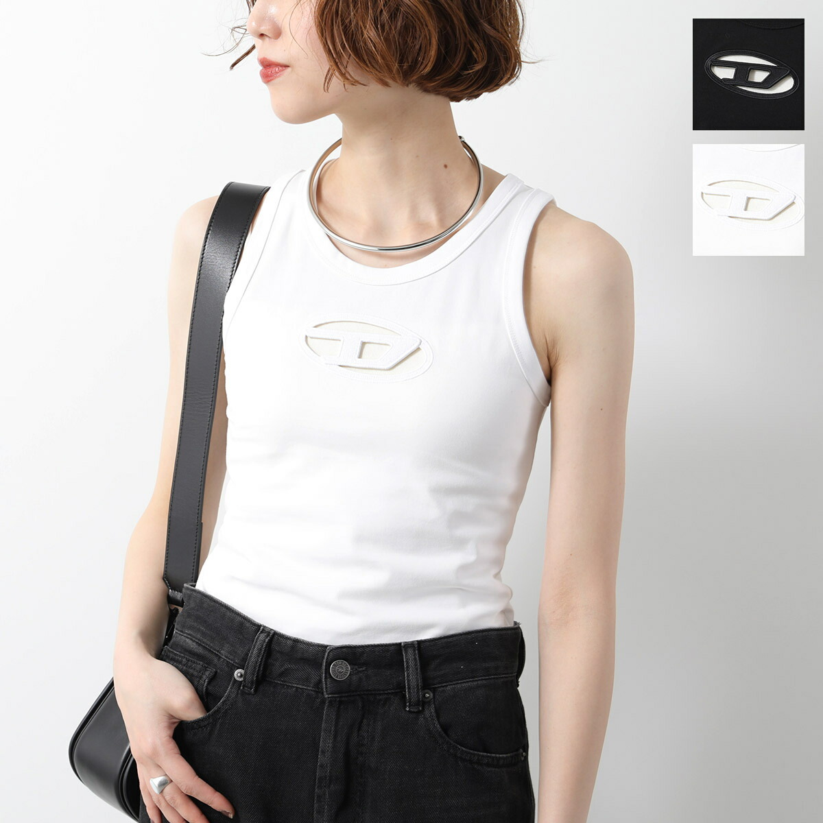 楽天市場】DIESEL ディーゼル タンクトップ T-LYNYS-OD A15703 0AFAA