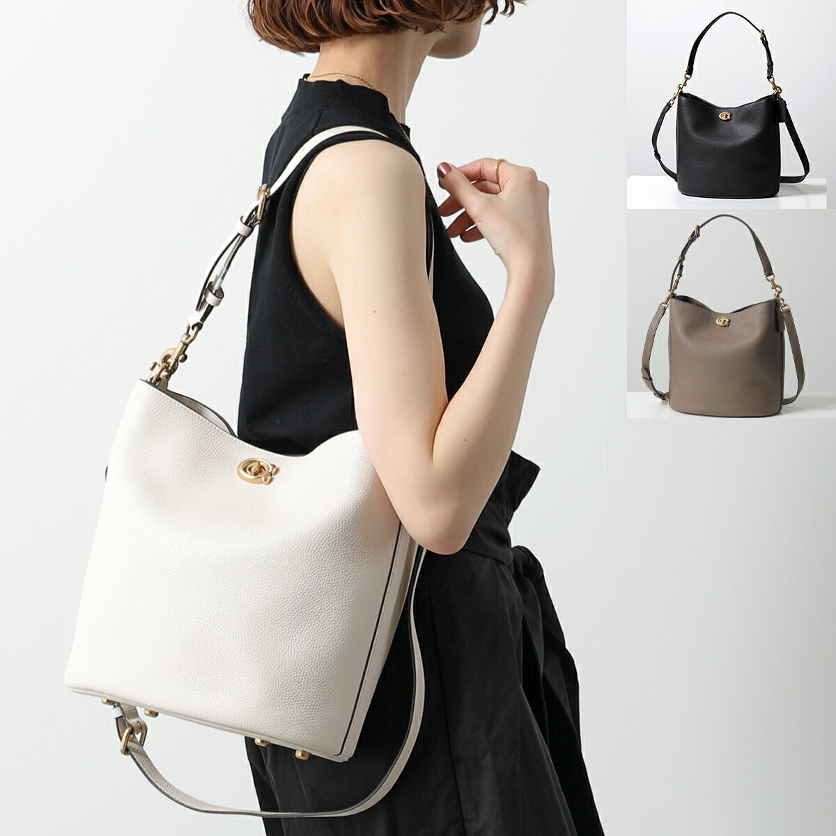 楽天市場】COACH コーチ ショルダーバッグ WILLOW ウィロウ ソフト