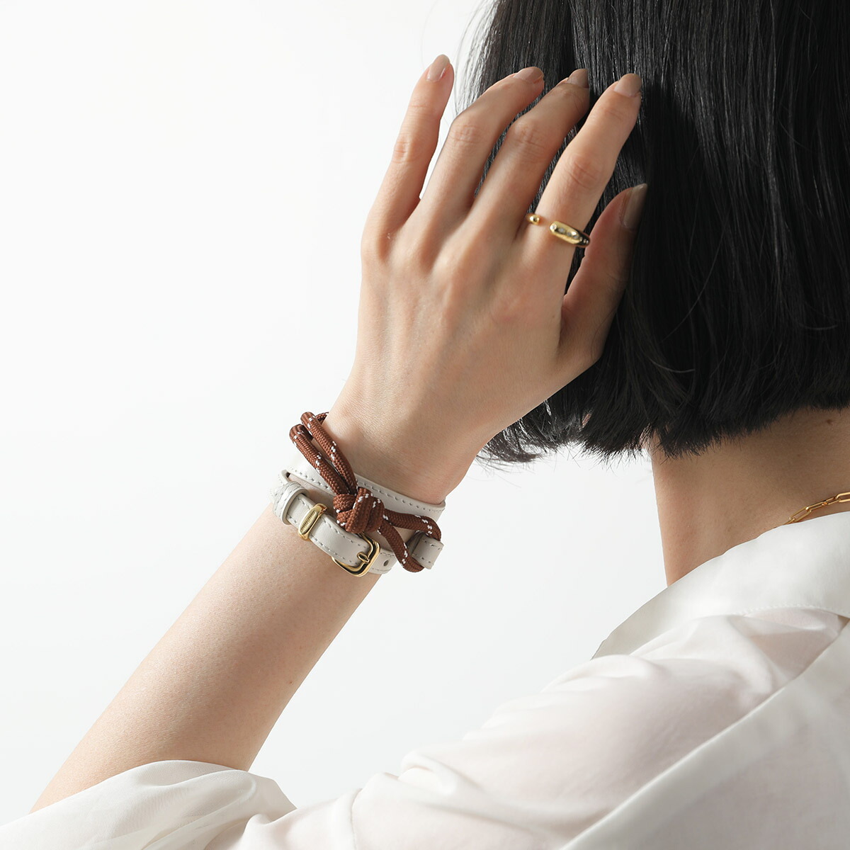 楽天市場】MIUMIU ミュウミュウ ブレスレット 5IE008 2CRT レディース