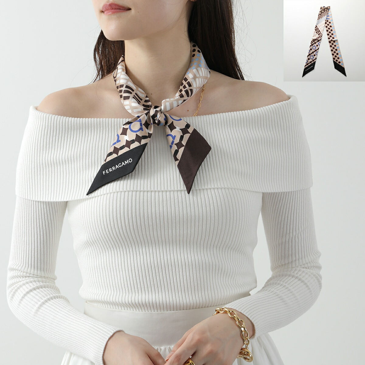 楽天市場】FERRAGAMO フェラガモ スカーフ 32 0911 レディース