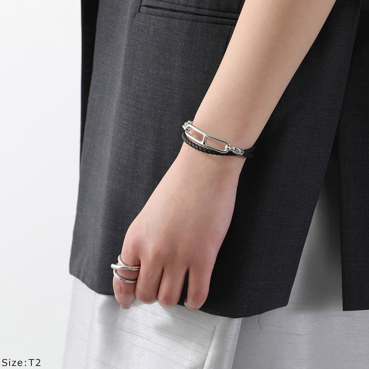 楽天市場】HERMES エルメス ブレスレット ROULISDOUBLE ルリ ダブル