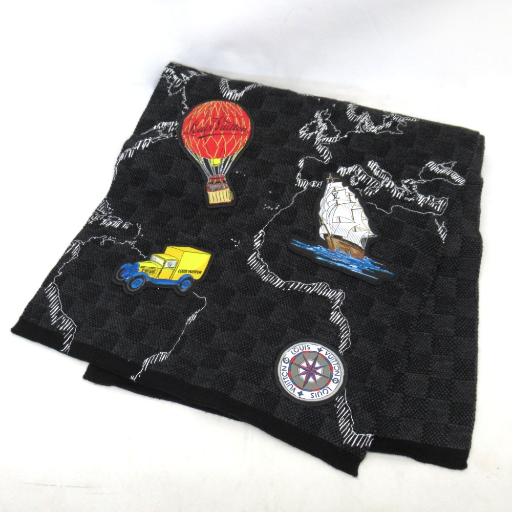 楽天市場】ルイ・ヴィトン マフラー ダミエ・グラフィティマップ