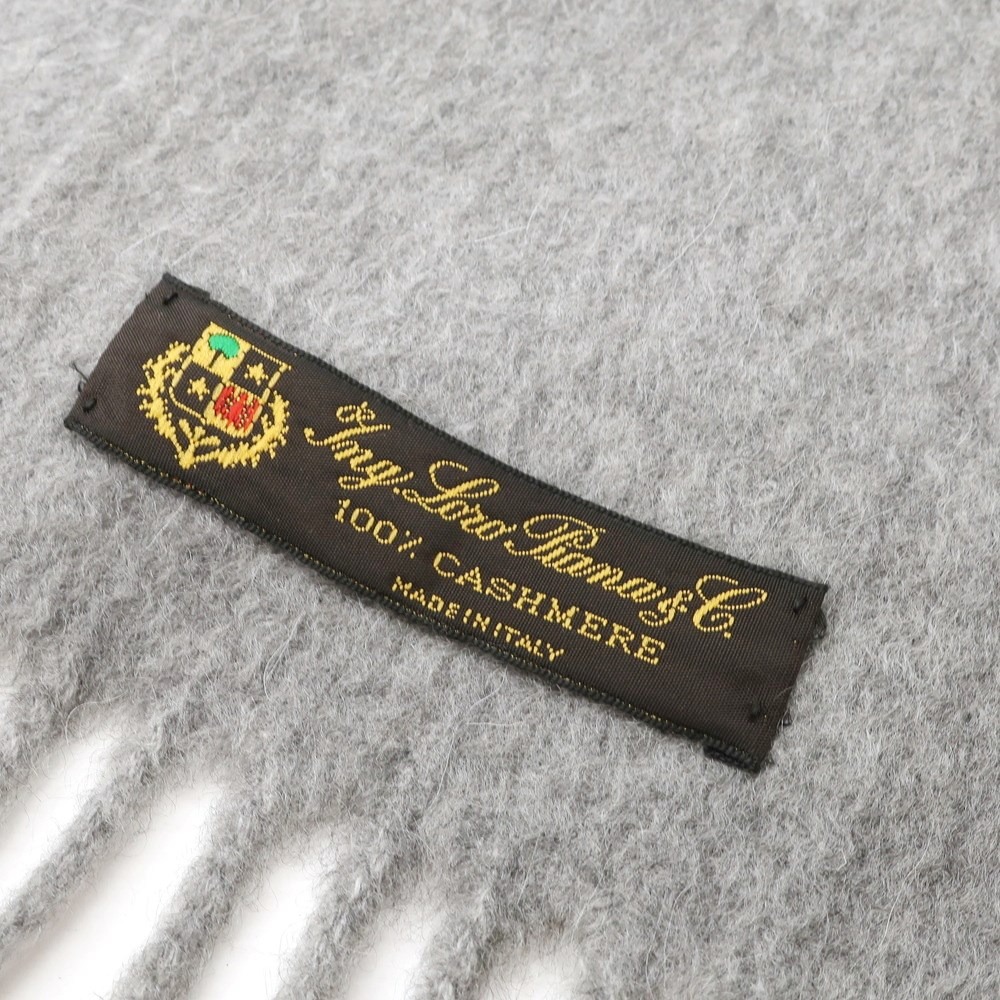 楽天市場】【中古】ロロピアーナ Loro Piana カシミヤ マフラー グレー