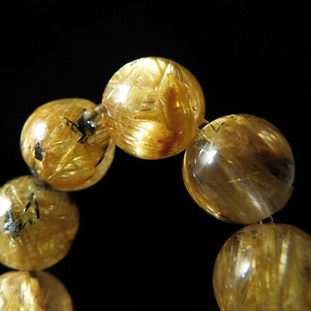 楽天市場】ヘマタイトルチルクォーツ ブレスレット 7mm玉×24個 内周