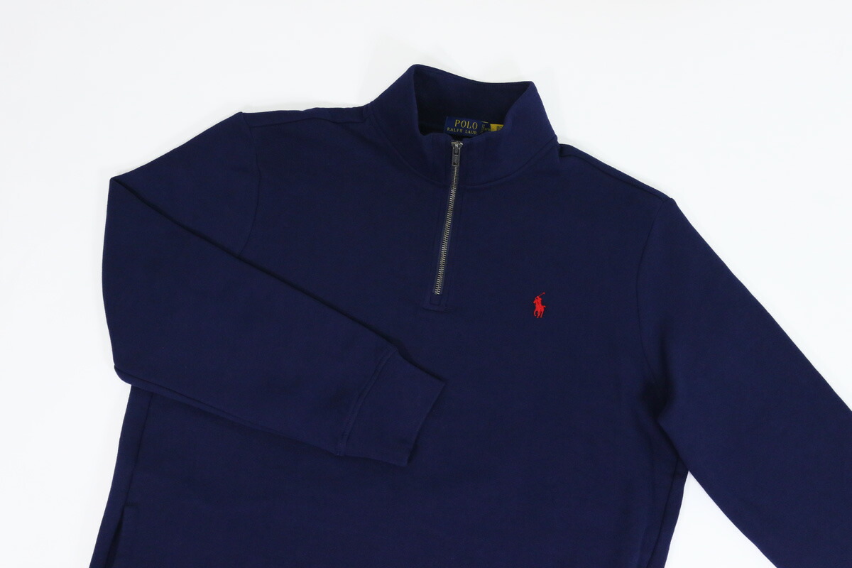 楽天市場】ポロ ラルフローレン メンズ ハーフジップ プルオーバー