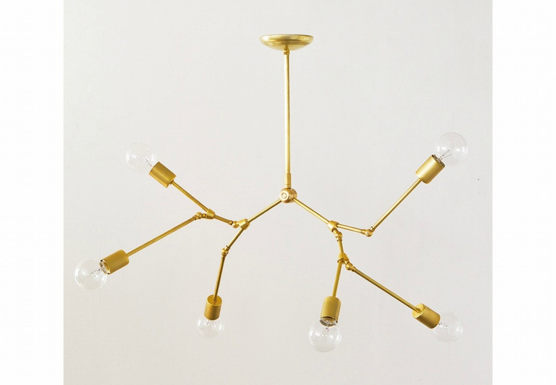 楽天市場】アクメファニチャー ACME Furniture SOLID BRASS LAMP 6ARM