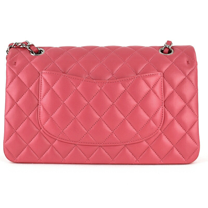 楽天市場】シャネル チェーンショルダー ダブルフラップ ピンク