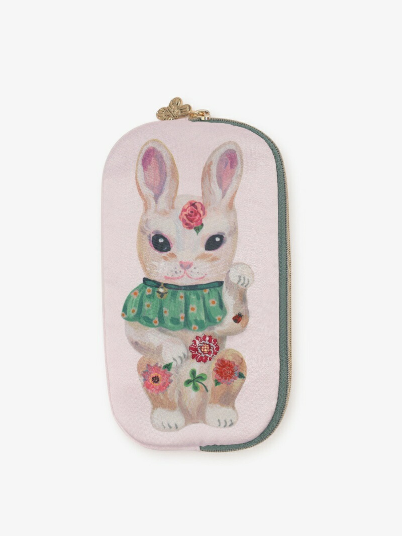 楽天市場】招きうさぎダイカットポーチ/ナタリー・レテ Afternoon Tea