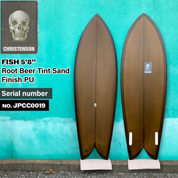 神奈川県手渡し限定】クリステンソン フィッシュ 5'6 【1Rのみ使用