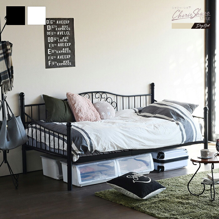 楽天市場】【豪華特典2個付き】ベッドフレーム シングル デイベッド