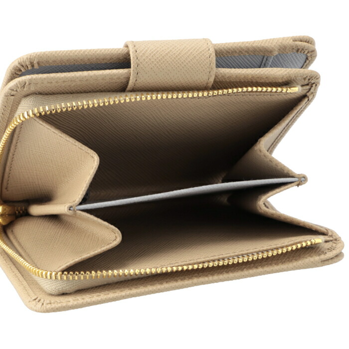 楽天市場】プラダ PRADA 財布 二つ折り レディース サフィアーノ バイ