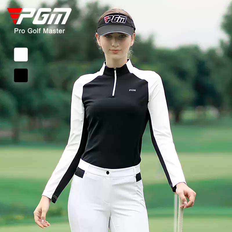 楽天市場】ゴルフ PGM 上品 長袖 トップス ポロシャツ レディース着