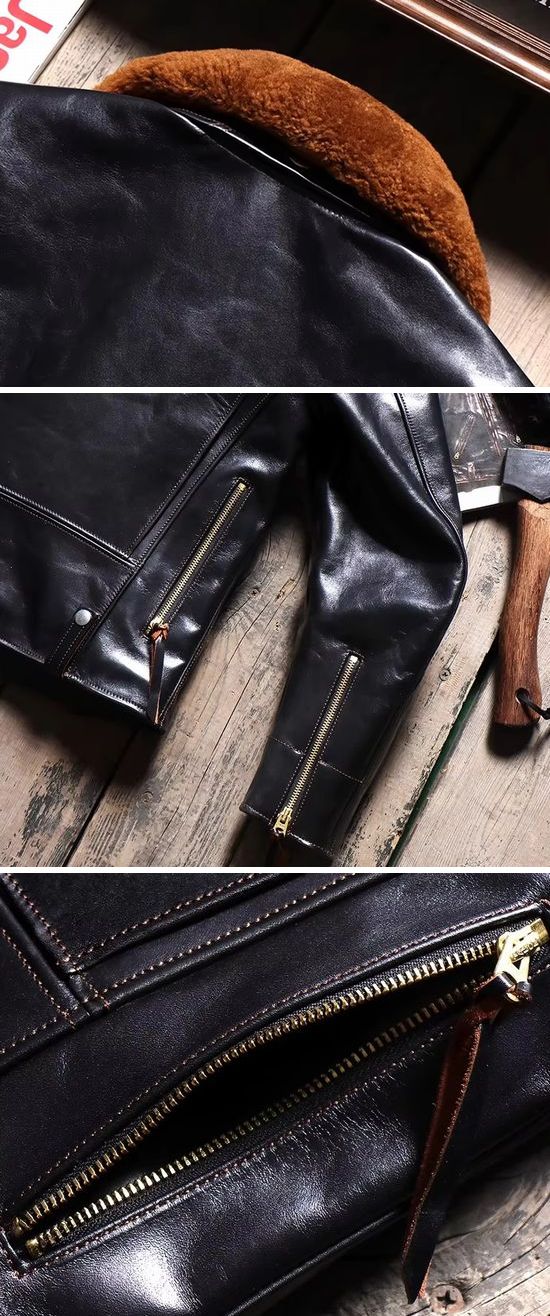 楽天市場】少量生産 革ジャン本革 牛革 カウハイドメンズ レザー