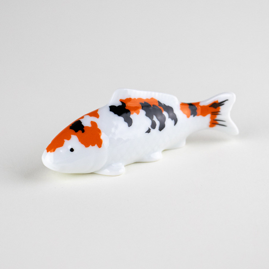 楽天市場】鯉 置物 かわいい置物 小物 インテリア 陶磁器 有田焼 日本