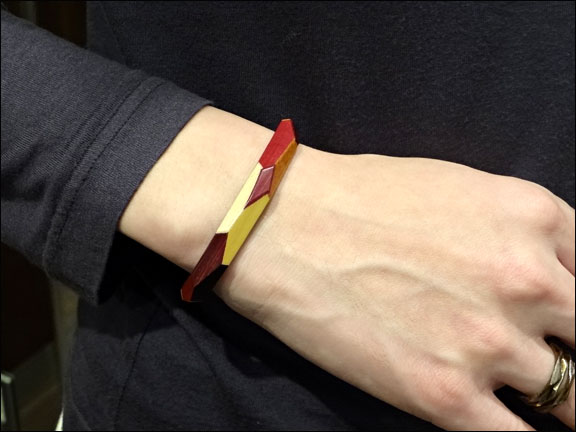 楽天市場】木人軒（モクジンケン）寄木 バングル「POLYGON（ポリゴン