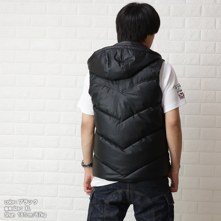 楽天市場】Norton ノートン ベスト メンズ 合皮 中綿 ダウンベスト