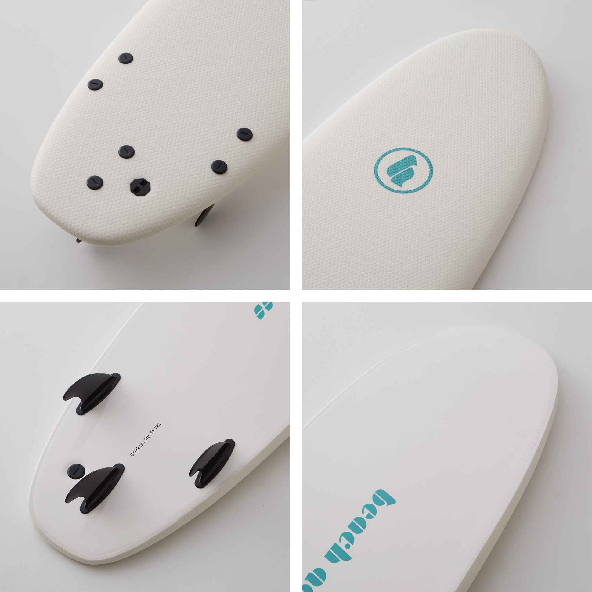 楽天市場】m-soft ソフトボード サーフボード 6'0