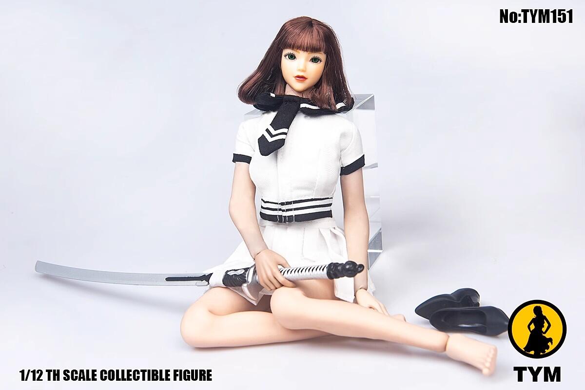 楽天市場】TYM 1／6 少女 cosplay JK制服 殺し屋 アクション