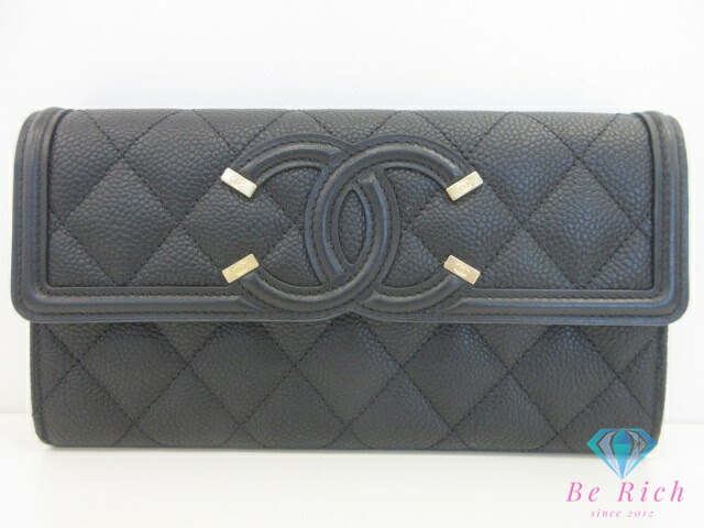 楽天市場】chanel／ccフィリグリー ／ラウンドファスナー 長財布の通販