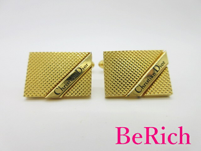 楽天市場】クリスチャン ディオール Christian Dior カフス ゴールド