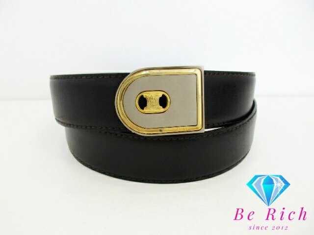 楽天市場】セリーヌ メンズ ベルト シルバー ゴールド 黒 ブラック