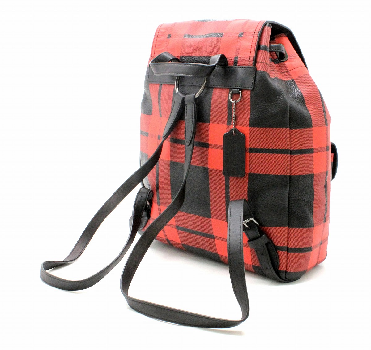 楽天市場】【バッグ】COACH コーチ ターンロック タイ プラッド