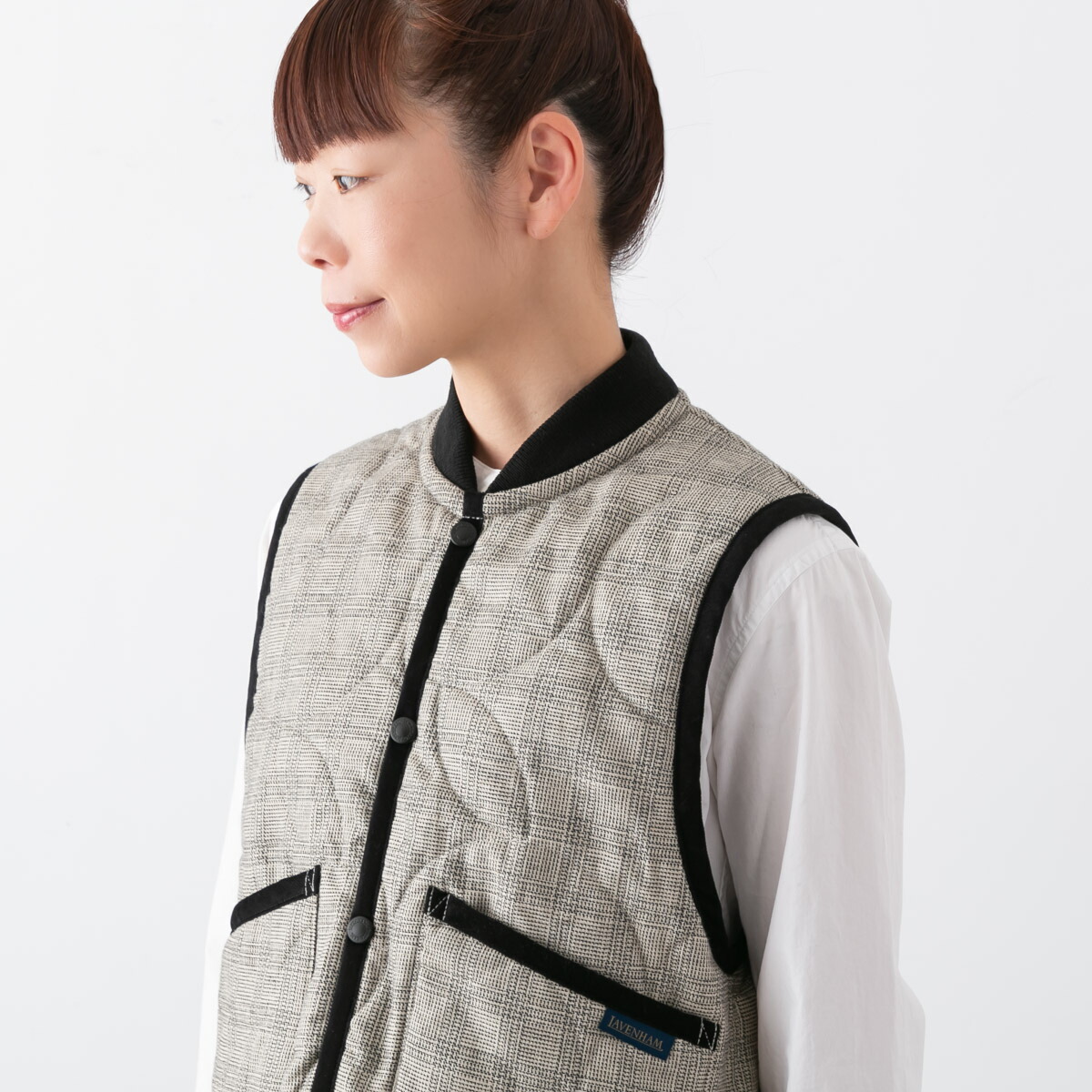 楽天市場】LAVENHAM ラベンハム キルティング ベスト 2色 CROPPED