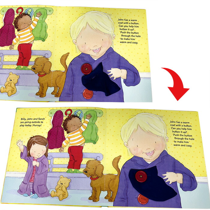 楽天市場】（9901-9044）☆洋書・しかけ絵本☆Zippers, Buttons, and