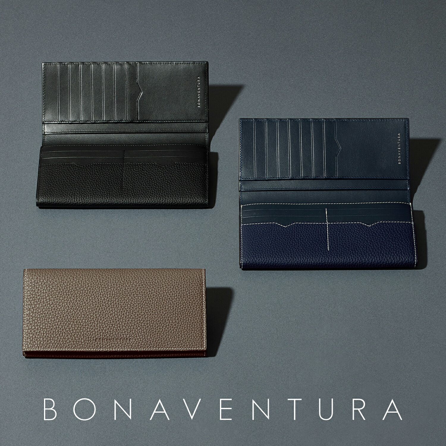 楽天市場】【公式】バイフォールドロングウォレット シュリンクレザー