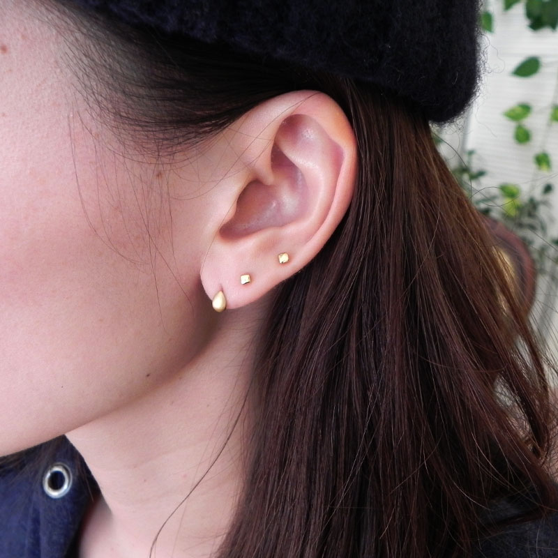 楽天市場】【ピアス】しずく・涙・ティアドロップK22セカンドピアス