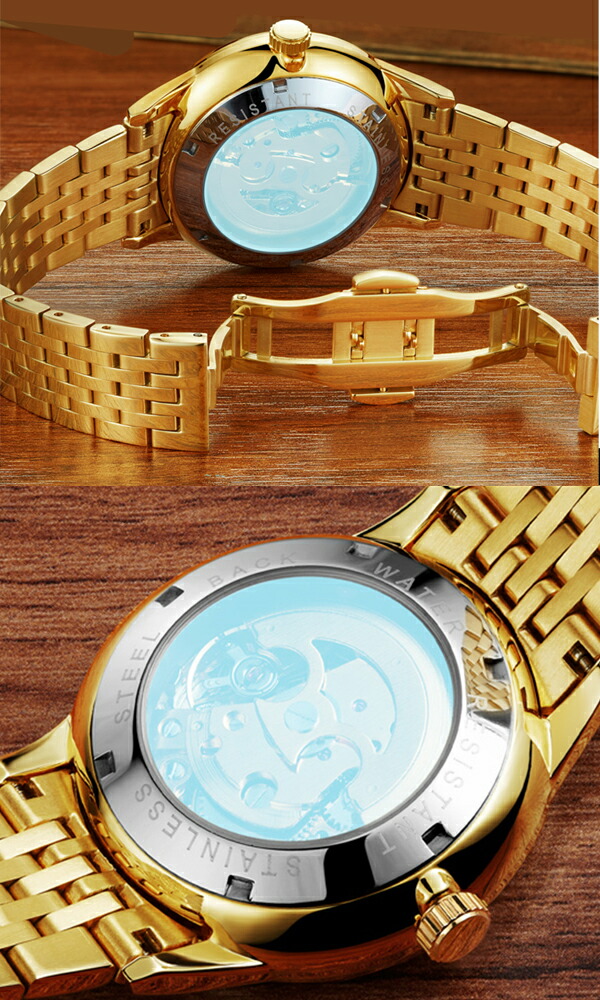 楽天市場】腕時計 メンズ 自動巻き 腕時計 ベルト調整工具付き