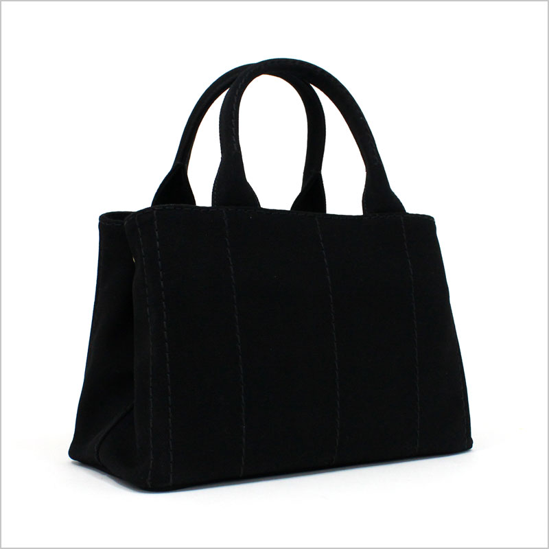 楽天市場】プラダ PRADA 2wayキャンバストートバッグ ブラック 黒