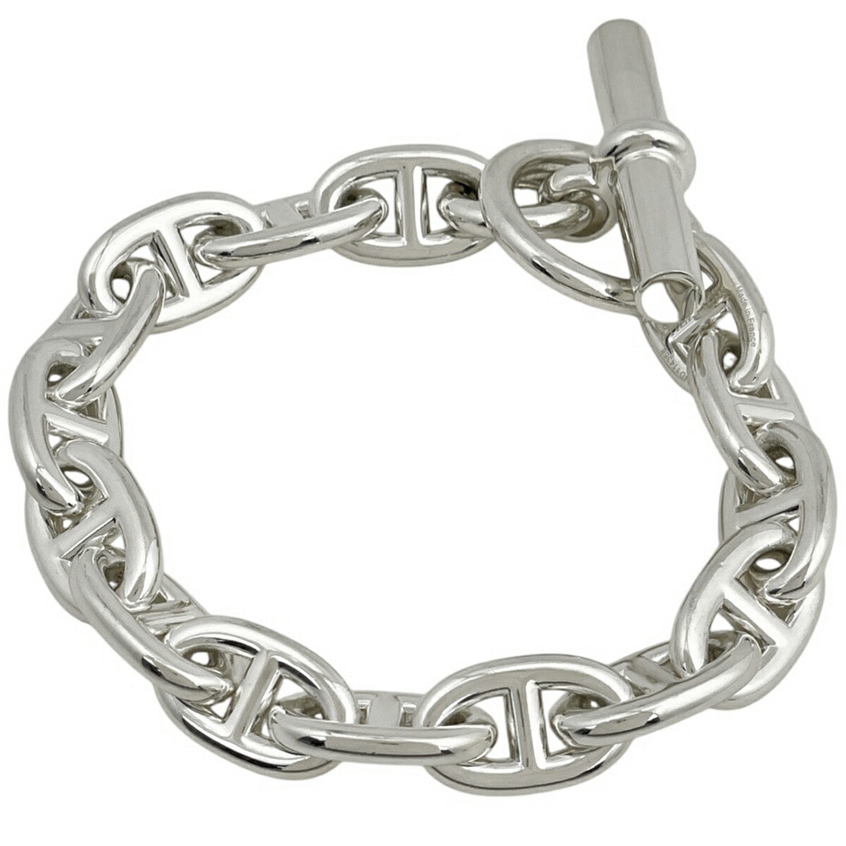 楽天市場】HERMES エルメス シェーヌダンクル MM 14コマ シルバー