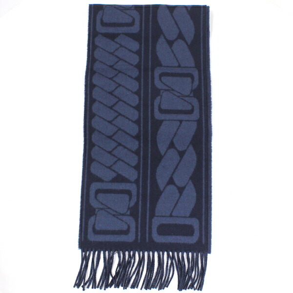 楽天市場】エルメス マフラー クリック・セ・ヌエ ネイビー フリンジ