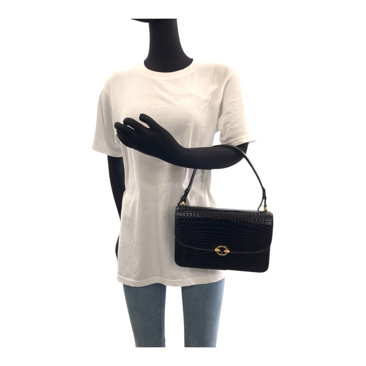 楽天市場】美品 MORABITO モラビト ブラック 黒 ゴールド金具