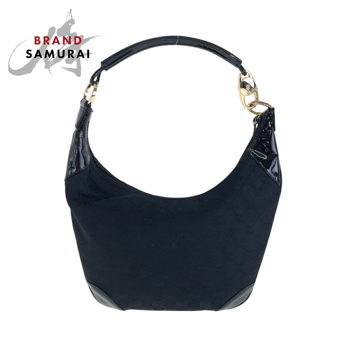 楽天市場】美品 GUCCI グッチ ブラック 黒 ゴールド金具 GGキャンバス